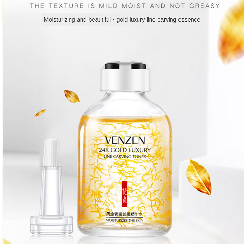 24K złota luksusowa linia rzeź – Luxury Skincare Toner recenzja i cena